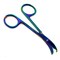 A2Z Scilab Stitch Suture Scissors 3.5 One Hook Blade Stainless Steel, Multi Titanium Color A2Z-ZR867 - alternate 1